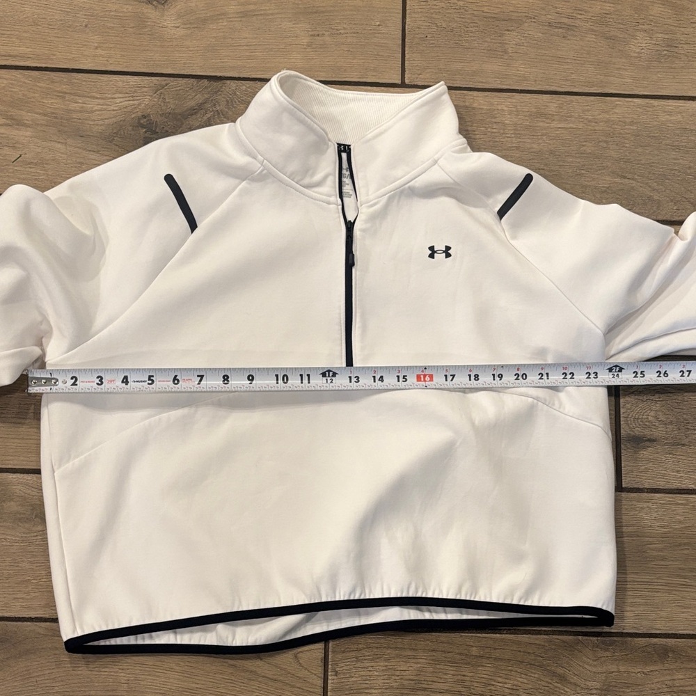 Under Armour white and Black Half-Zip Jacket - Picture 4 of 6